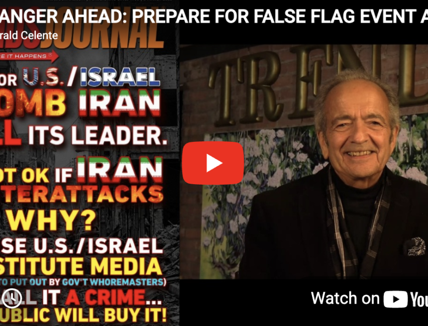 DANGER AHEAD: PREPARE FOR FALSE FLAG EVENT AND MARKET CRASH