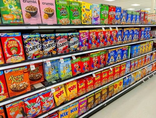 Apex,,North,Carolina,-,May,8,2025:,Sugary,Breakfast,Cereal K-SHAPED ECONOMY DIVIDES THE GROCERY BUSINESS