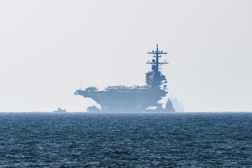U.S. DEPLOYS THIRD CARRIER GROUP TO THE MIDDLE EAST AS NAVY ENFORCES BLOCKADE