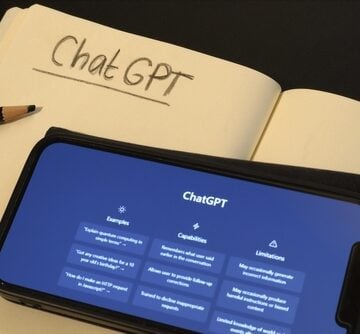 Stockholm,,Sweden.,01-22-2023.,Smart,Phone,With,The,Online,Ai,Chat CHATGPT IS INFLATING COLLEGE GRADES