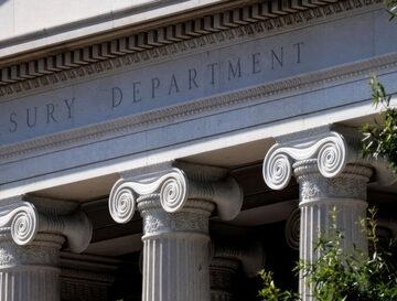 Building,Of,Us,Treasury,Department.,Concept,Of,Economy,Finance,Interest BIPARTISAN GROUP OF SENATORS WANT BESSENT TO PROVIDE MORE INFORMATION ABOUT COUNTRIES THE U.S. DECIDES TO BAIL OUT