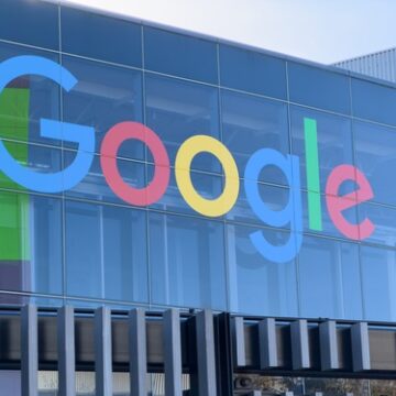 Exterior of the Google office located at 1105 West Peachtree Street in Midtown Atlanta.