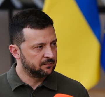 Ukrainian President Volodymyr Zelensky.