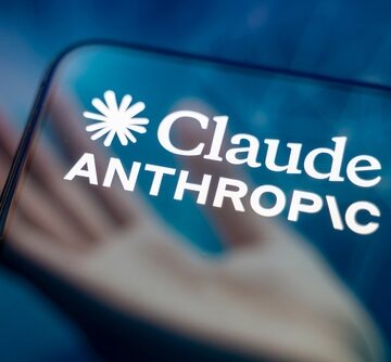The logo for Claude, an AI assistant developed by the company Anthropic, displayed on a smartphone screen.