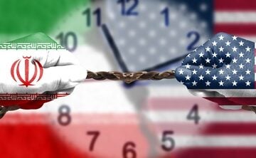 Iran,And,Us,Flags,With,Broken,Ground,And,Clock,Symbolizing IRAN ENDS NEGOTIATIONS WITH U.S. AFTER REPEATED VIOLATIONS
