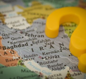 Geopolitical,Question,Mark,On,Map,Of,Iran,And,Iraq,Region IRAN’S SPEAKER, WHO HAS BEEN LEADING NEGOTIATIONS, FACES PRESSURE FROM HAWKS ‘ULTRA-CONSERVATIVE’ MEMBERS OF GOVERNMENT, REPORT SAYS