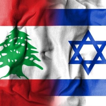 The,Israeli,Flag,And,The,Lebanese,Flag,Are,Both,Made AS FORECAST: ISRAEL STEALS MORE LAND IN LEBANON AS NETANYAHU CALLS FOR EXPANDED WAR