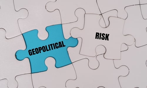 Geopolitical,Risk,Word,Alphabet,Letters,On,Puzzle MAJOR POWERS FIND IT HARDER TO SUBJUGATE WEAKER COUNTRIES AS TECHNOLOGICAL ADVANCEMENTS EVOLVE