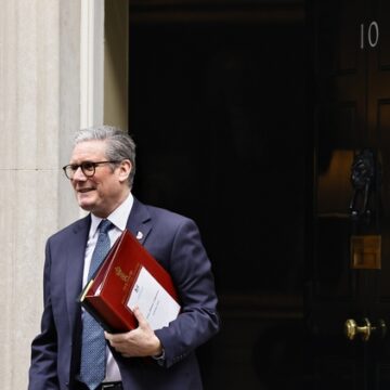 Downing,Street,,London,,Uk,,30th,October,2024,,Sir,Kier,Starmer. STARMER: RUSSIA COULD ATTACK NATO WITHIN FOUR YEARS