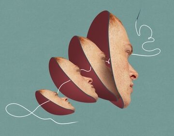 Modern,Artwork.,Split,Layered,Human,Head,Connected,With,Thread.,Concept FINDING SECURITY IN AN INSECURE World (Part IV) – Overcoming Self-Deception and Self-Delusion