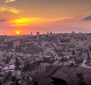 The,Beautiful,Sunset,Over,The,Old,Town,Of,Jerusalem,With ISRAEL ISSUES NEW EVICTION, DEMOLITION ORDERS ON HOMES NORTH OF EAST JERUSALEM