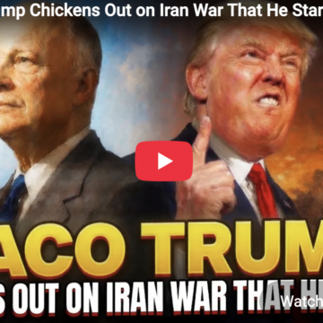 TACO Trump Chickens Out on Iran War That He Started 