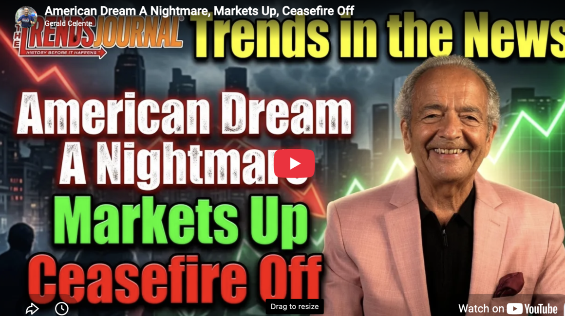 American Dream A Nightmare, Markets Up, Ceasefire Off