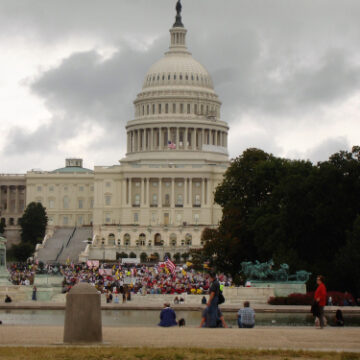 The United States Capitol building in Washington, D.C., recognized by its prominent dome which serves as the seat of the U.S. Congress. The United States Capitol building in Washington, D.C., recognized by its prominent dome which serves as the seat of the U.S. Congress.