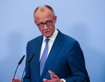 Friedrich Merz, currently Chancellor of Germany, speaking at a cabinet meeting. Friedrich Merz, currently Chancellor of Germany, speaking at a cabinet meeting.