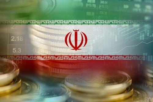 Stock,Market,Investment,Trading,Financial,,Coin,And,Iran,Flag,Or BESSENT WARNS: U.S. WILL IMPLEMENT ECONOMIC PRESSURE ON IRAN THAT HAS ‘NEVER BEEN SEEN BEFORE’
