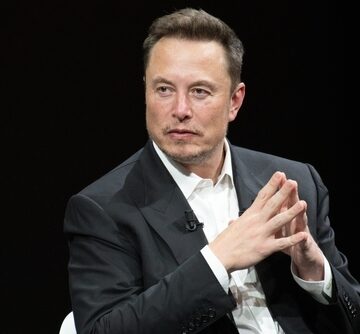 Entrepreneur and business leader Elon Musk, who serves as the chief executive officer of Tesla and SpaceX.