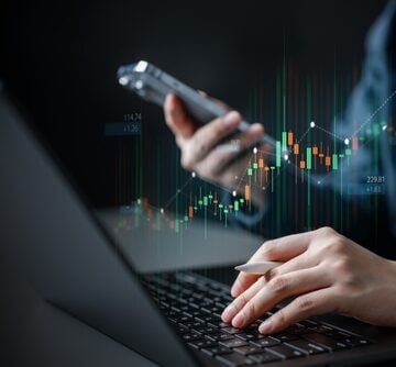 Investment,Finance,,Risk,Volatility,Management.,Decision,Uncertainty,Caution.,Risk,Assessment. AI AUTOMATES STOCK TRADING FOR YOU