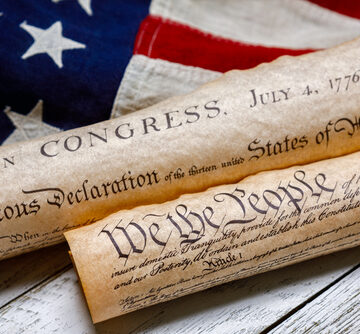 Rolled,Up,Copies,Of,The,Us,Constitution,And,Declaration,Of THE TYRANNY OF ONE MAN’S OPINION