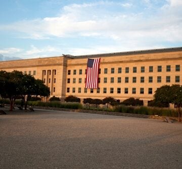 The exterior of the Pentagon in Arlington County, Virginia. The exterior of the Pentagon in Arlington County, Virginia.