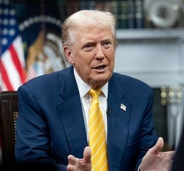 President,Donald,Trump,Participates,In,An,Interview,With,Bev,Turner TRUMP SAYS HE DOES NOT REGRET GOING TO WAR WITH IRAN, DESPITE LACK OF SUPPORT