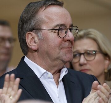 Photo of Boris Pistorius, the prominent German politician from the Social Democratic Party (SPD) who serves as Germany's Federal Minister of Defence, a position he has held since January 2023. Photo of Boris Pistorius, the prominent German politician from the Social Democratic Party (SPD) who serves as Germany's Federal Minister of Defence, a position he has held since January 2023.