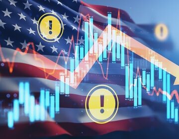 Financial,Charts,With,Warning,Icons,And,A,Falling,Trend,Over EXPECT MASSIVE U.S. STRIKES ON IRAN AFTER THE MIDTERMS WITH INCREASING ENERGY SHOCK, BOND MARKET SHOCK, WHICH WILL HIT THE ENTIRE U.S. ECONOMY