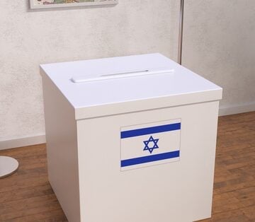 Ballot,Box,With,Israel,Flag,Label,In,A,Room TOP IDF OFFICER WARNS THAT A NEW ROUND OF WAR AGAINST IRAN COULD POSTPONE ISRAEL’S ELECTION