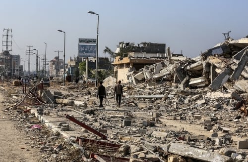 Displaced,Palestinians,Return,To,Their,Homes,In,Gaza,City,And UN COMMISSION SAYS ISRAEL HAS COMMITTED GENOCIDAL ACTS SINCE GAZA CEASEFIRE